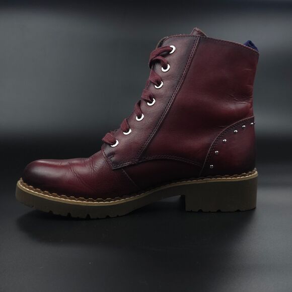 PIKOLINOS Vicar lace-up ankle boots Studded Moto Biker Indie Grunge Boho 90s Y2k - Picture 4 of 9